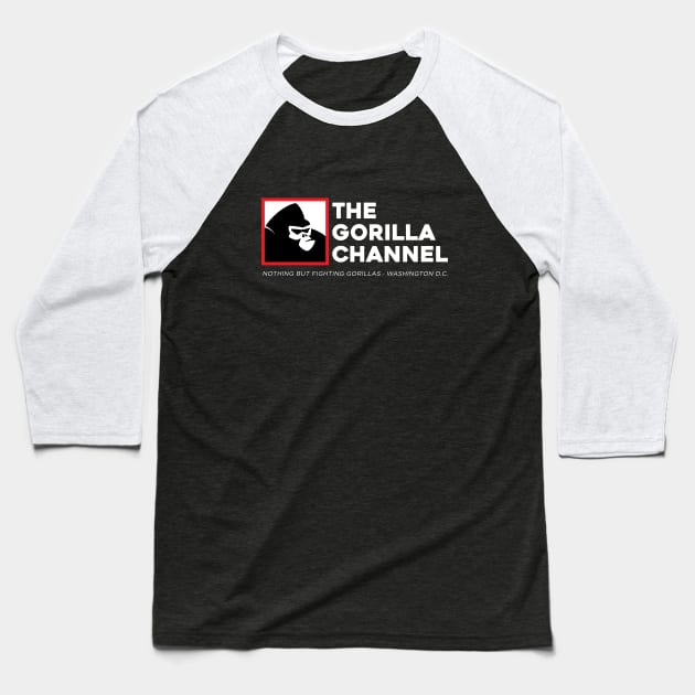 The Gorilla Channel - Nothing but fighting gorillas - Trump Baseball T-Shirt by KellyDesignCompany